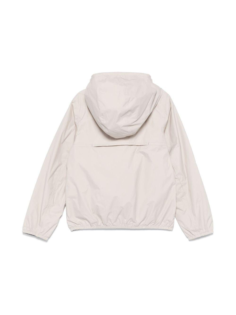 Giubbino Jake per bambino K Way Kids beige con tasche con zip - Rubino Kids