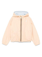 Giubbino Laurette per bambina K Way Kids rosa con cappuccio ampio - Rubino Kids
