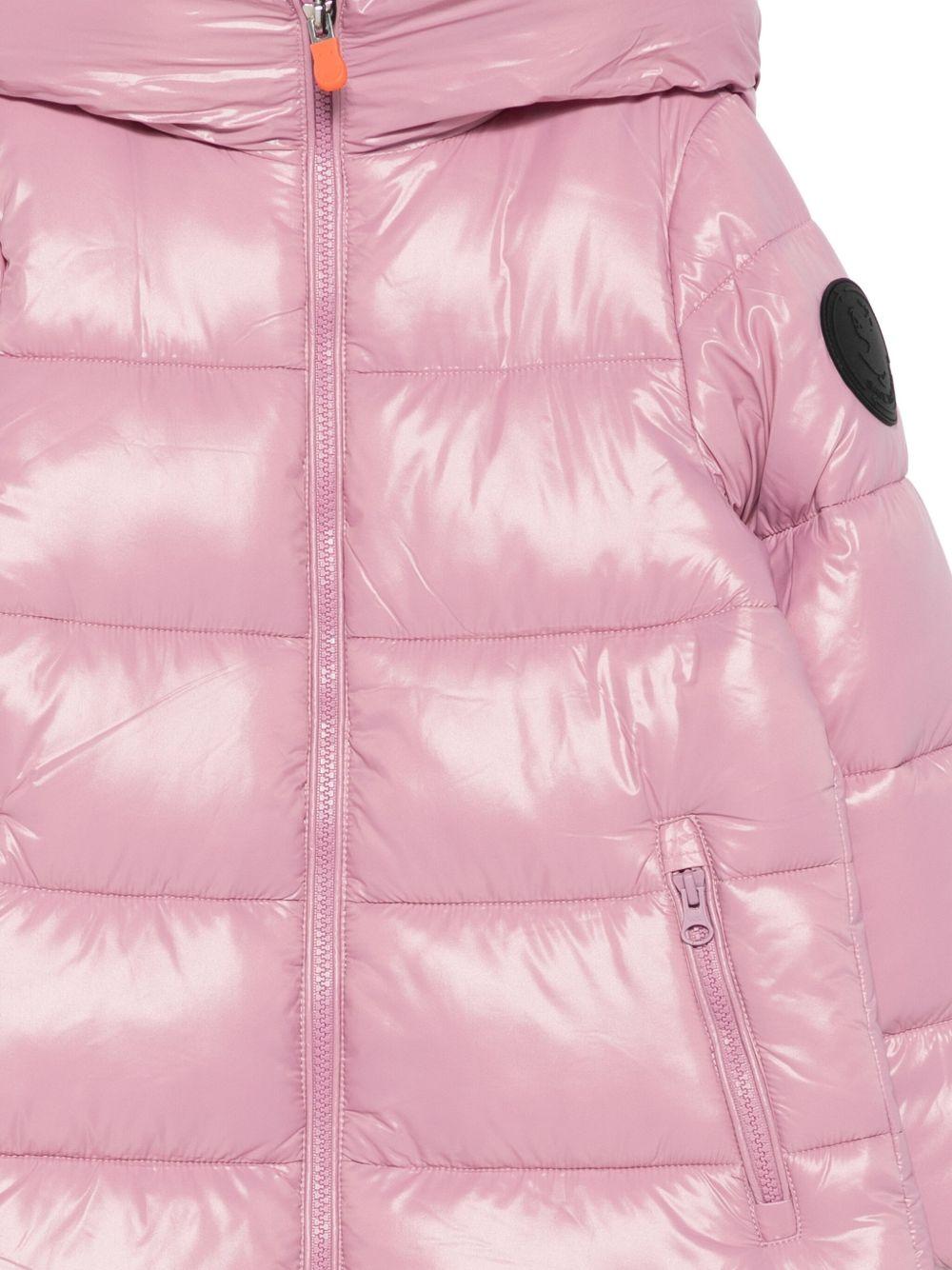 Giubbino Millie per bambina Save The Duck Kids rosa con design trapuntato - Rubino Kids
