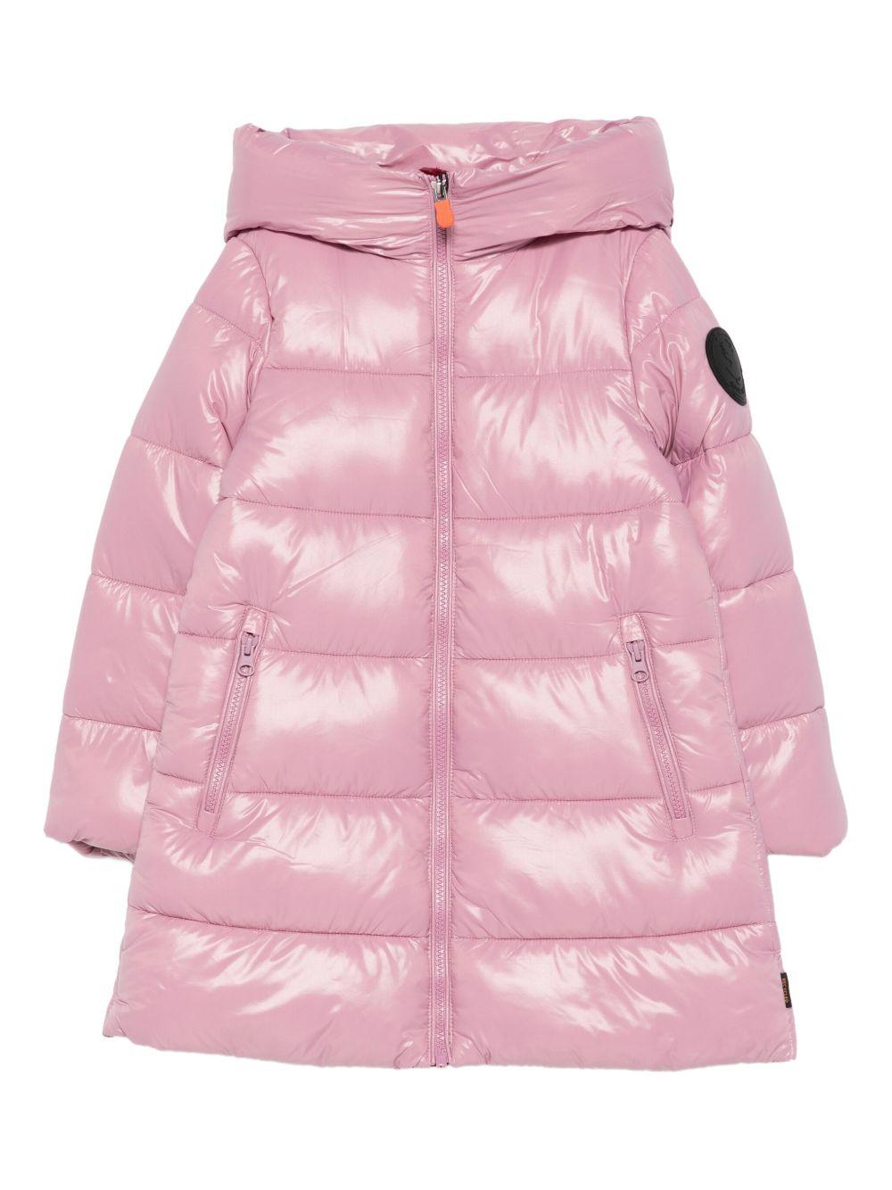 Giubbino Millie per bambina Save The Duck Kids rosa con design trapuntato - Rubino Kids