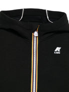 Giubbino P. Alec per bambino Il Gufo x K - Way nero con logo in silicone sul davanti - Rubino Kids