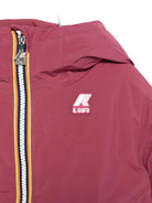 Giubbino P. Fiorelle per bambina Il Gufo x K - Way Kids fucsia con stampa Gufo effetto tribale - Rubino Kids