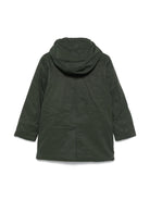 Giubbino P. Jacko Marmotta per bambino K - Way Kids verde con dettaglio con logo in gomma - Rubino Kids