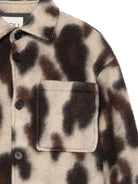 Giubbino per bambina Douuod Kids animalier con colletto a punta - Rubino Kids