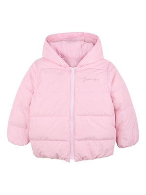 Giubbino per bambina Givenchy Kids rosa con design trapuntato