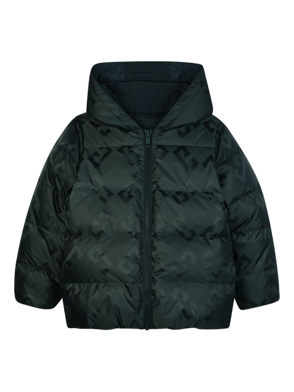 Giubbino per bambina Givenchy Kids verde con cappuccio - Rubino Kids