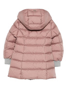 Giubbino per bambina Herno Kids rosa imbottito con cappuccio - Rubino Kids
