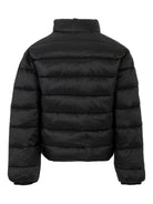 Giubbino per bambina John Richmond Junior nero con toppa con logo - Rubino Kids