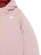 Giubbino per bambina K - Way Kids rosa con design reversibile - Rubino Kids