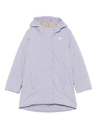 Giubbino per bambina K - Way Kids viola con cappuccio classico - Rubino Kids