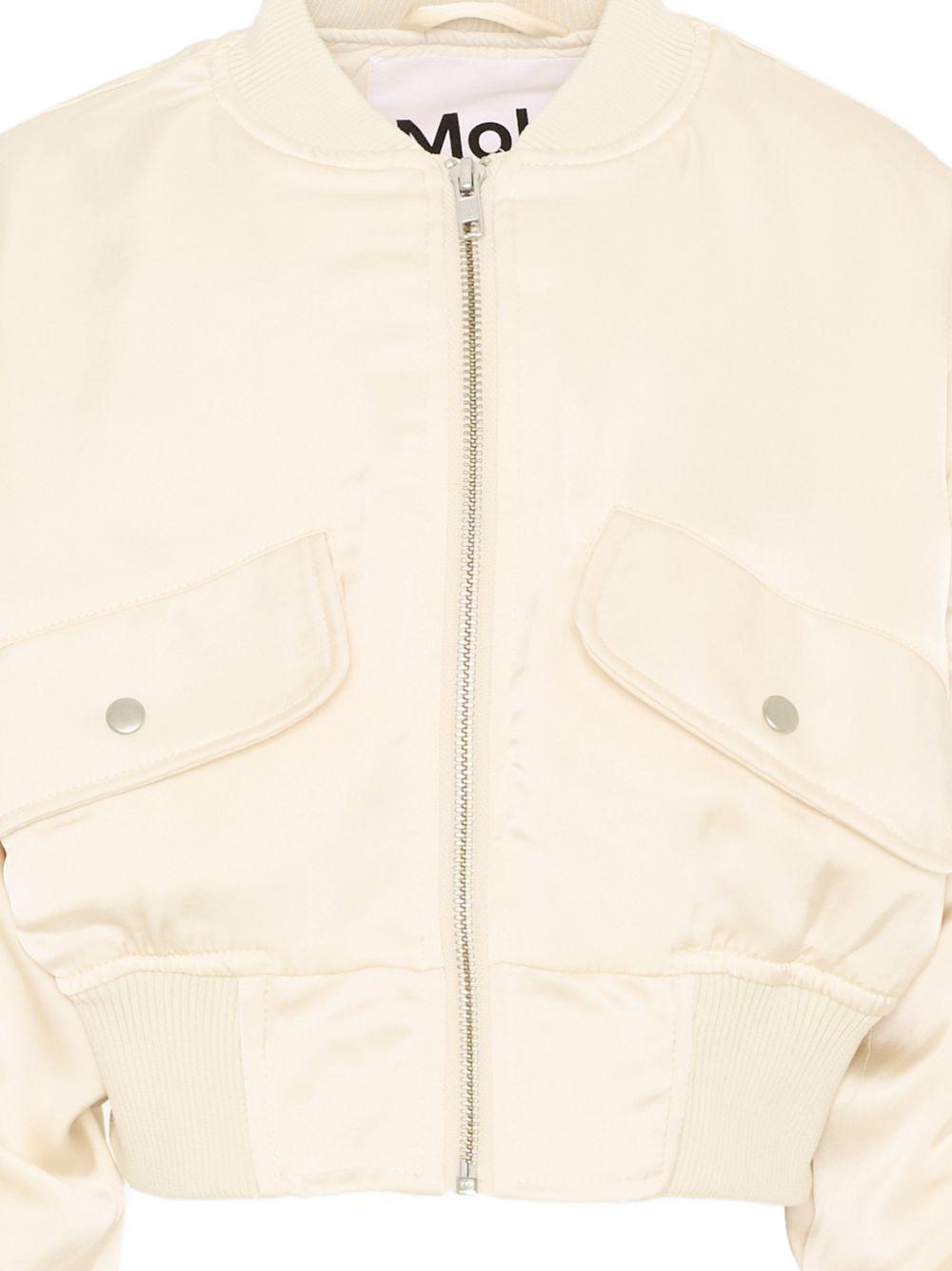 Giubbino per bambina Molo beige con chiusura a zip - Rubino Kids