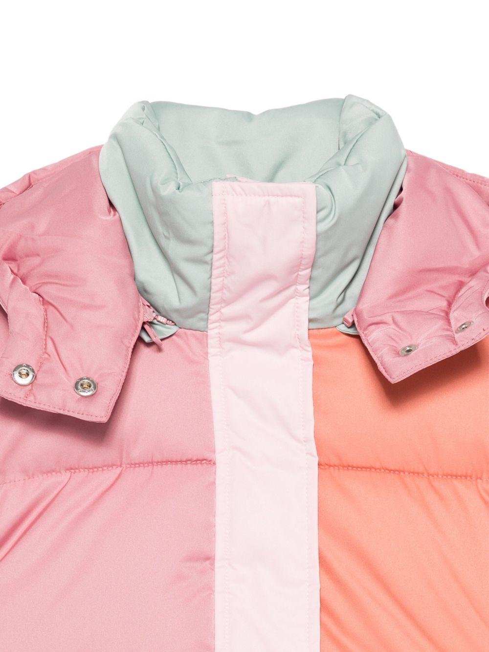 Giubbino per bambina Stella McCartney Kids rosa con design trapuntato - Rubino Kids