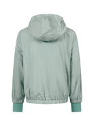 Giubbino per bambina Stella McCartney Kids verde con logo sul davanti - Rubino Kids