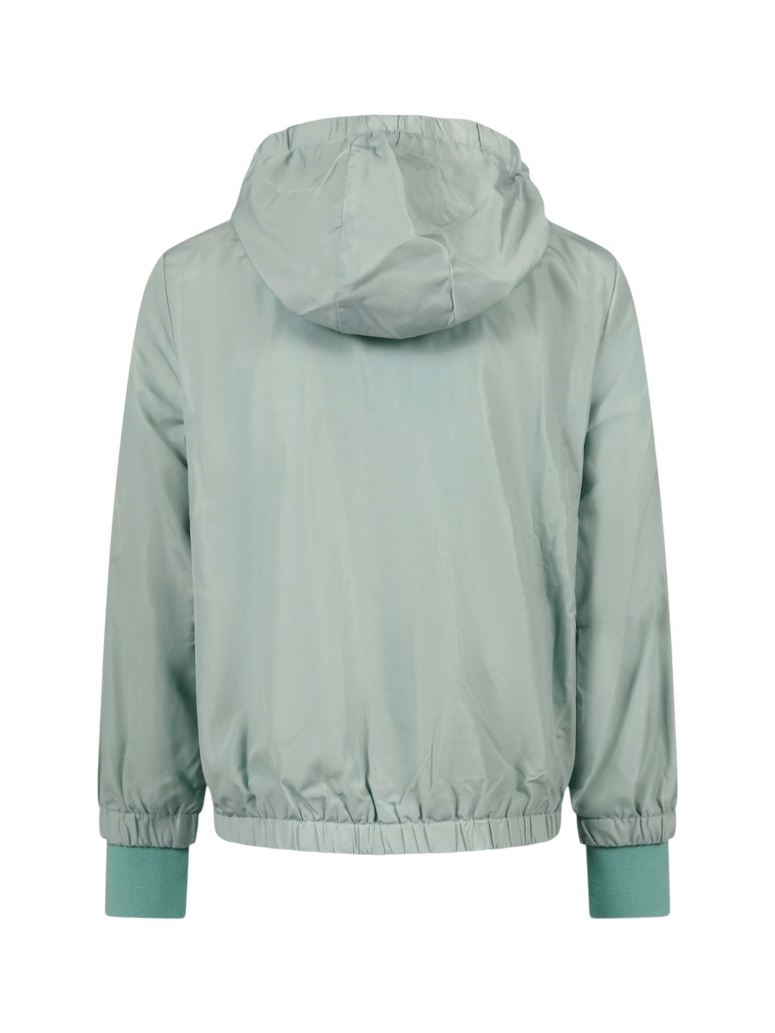 Giubbino per bambina Stella McCartney Kids verde con logo sul davanti - Rubino Kids