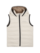 Giubbino per bambino BOSS Kids beige con design trapuntato - Rubino Kids