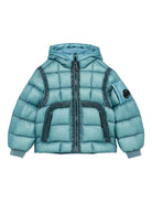 Giubbino per bambino C.P. Company Kids blu con modello trapuntato - Rubino Kids