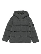 Giubbino per bambino C.P. Company Kids grigio con design trapuntato - Rubino Kids