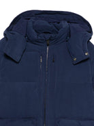 Giubbino per bambino Emporio Armani Kids blu con design imbottito - Rubino Kids