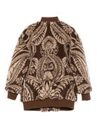 Giubbino per bambino Etro Kids marrone con motivo paisley - Rubino Kids
