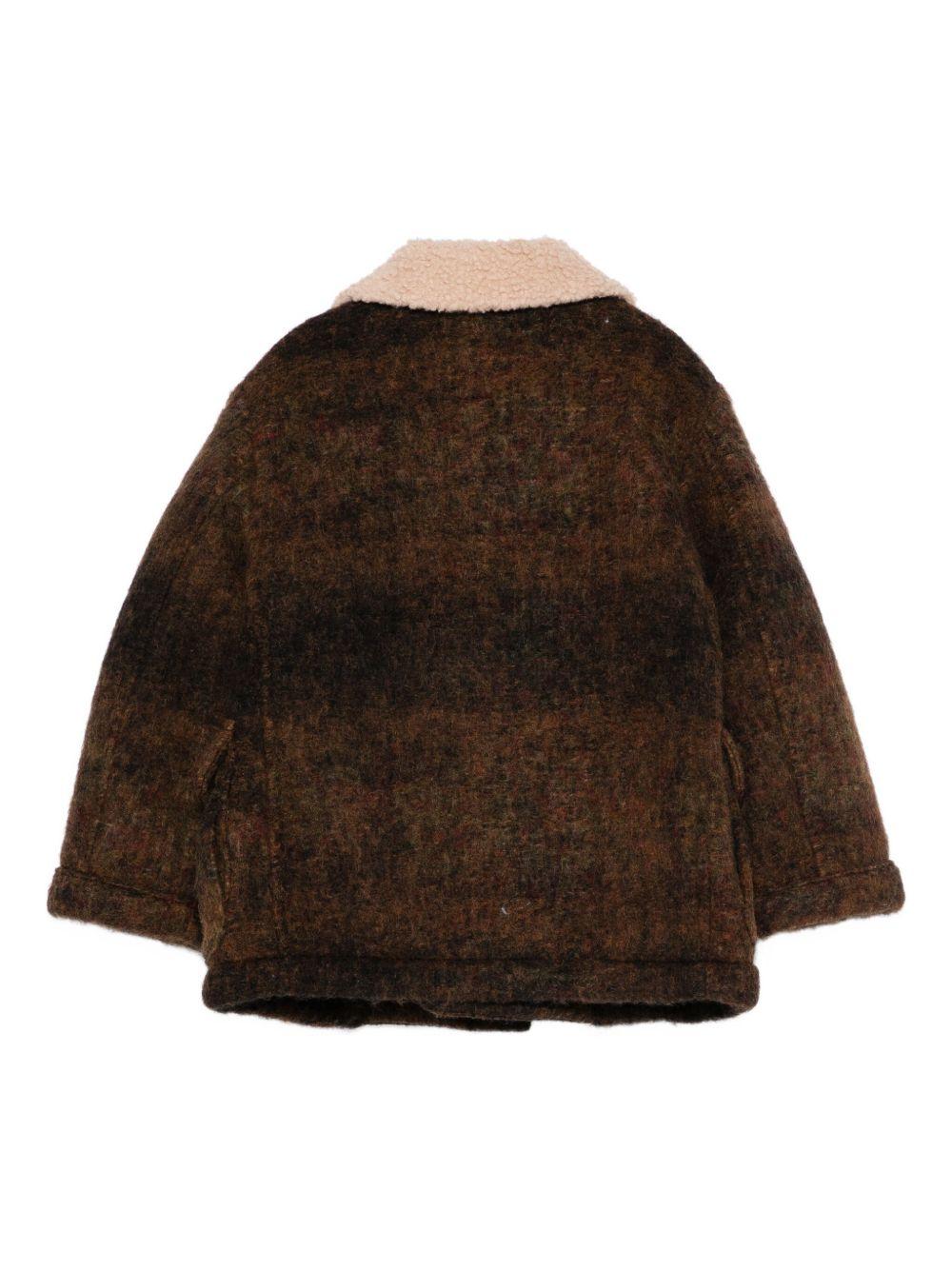 Giubbino per bambino Fay Kids marrone con colletto in pile - Rubino Kids