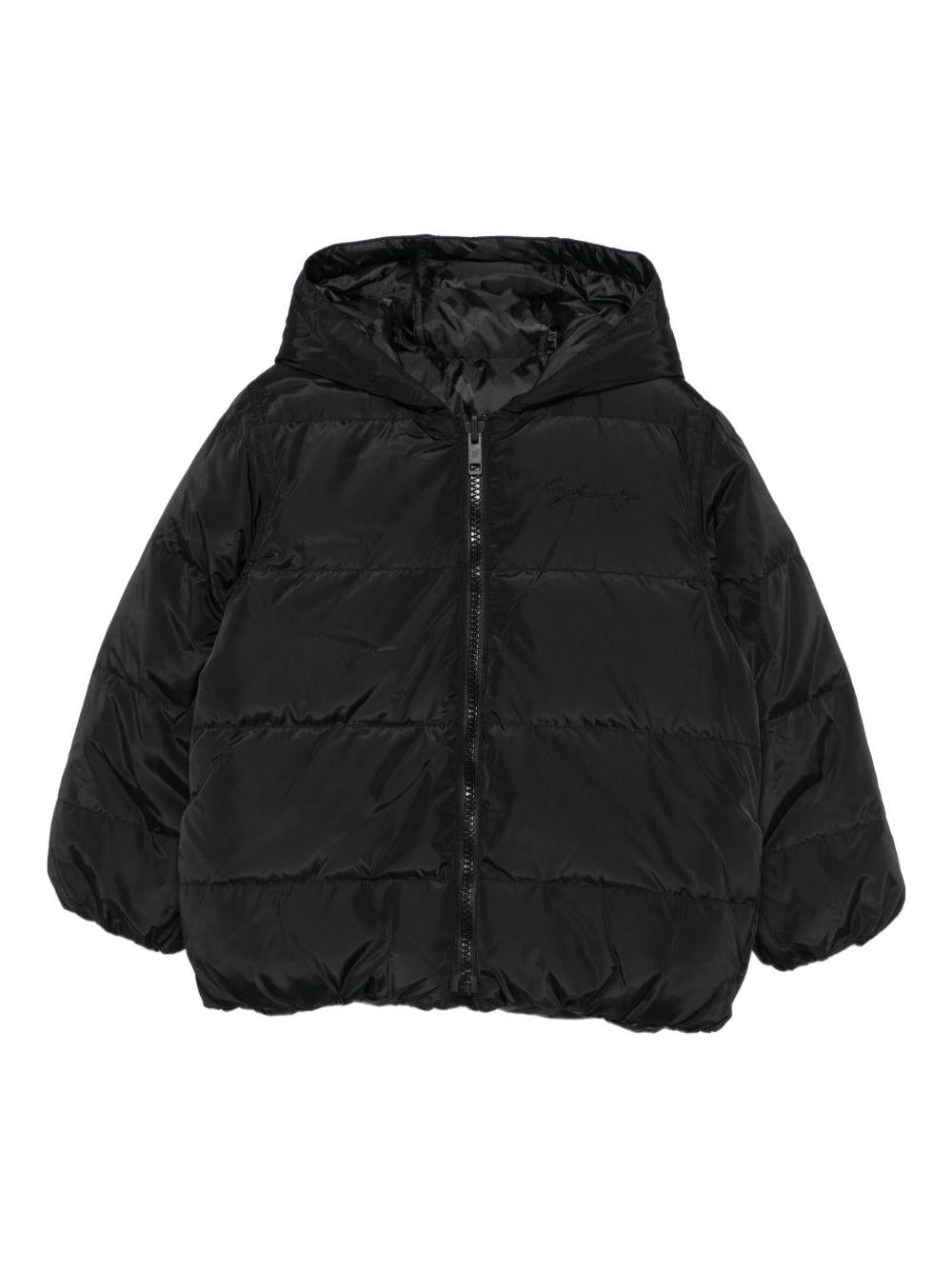 Giubbino per bambino Givenchy Kids nero con design trapuntato - Rubino Kids