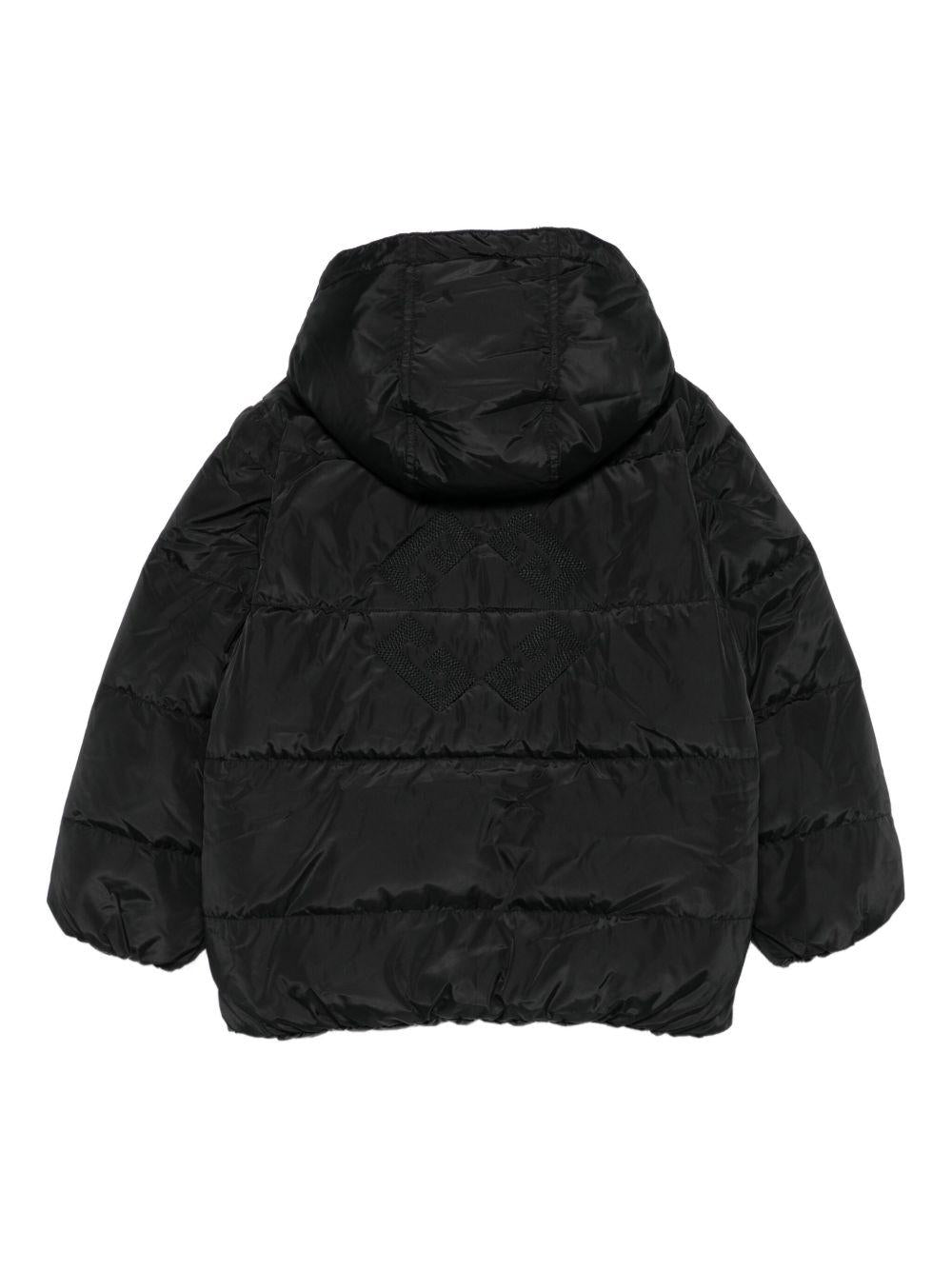Giubbino per bambino Givenchy Kids nero con design trapuntato - Rubino Kids