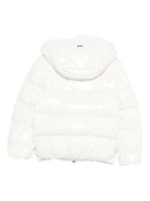 Giubbino per bambino Herno Kids bianco con cappuccio removibile - Rubino Kids