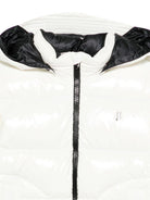 Giubbino per bambino Herno Kids bianco con cappuccio removibile - Rubino Kids