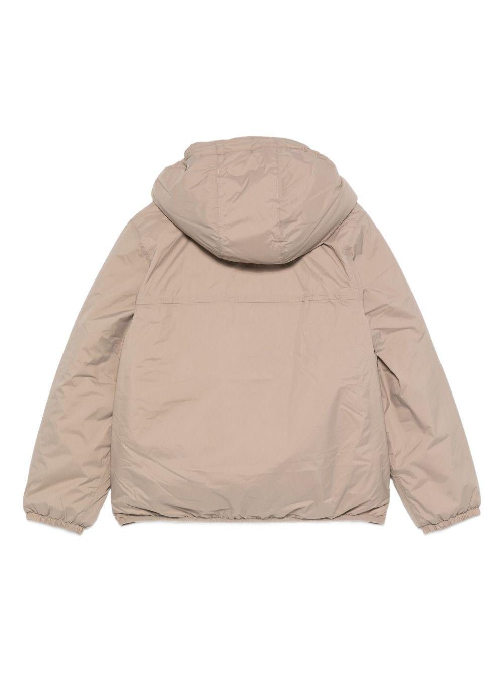 Giubbino per bambino K - Way Kids beige con design imbottito - Rubino Kids