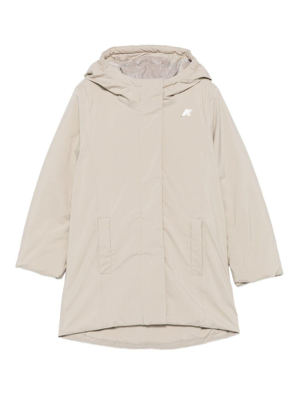 Giubbino per bambino K - Way Kids beige con design imbottito - Rubino Kids