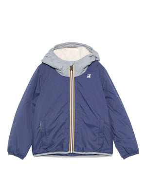 K-Way Kids blue padded jacket for children