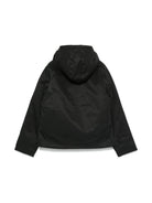 Giubbino per bambino K - Way Kids nero con applicazione logo sul petto - Rubino Kids