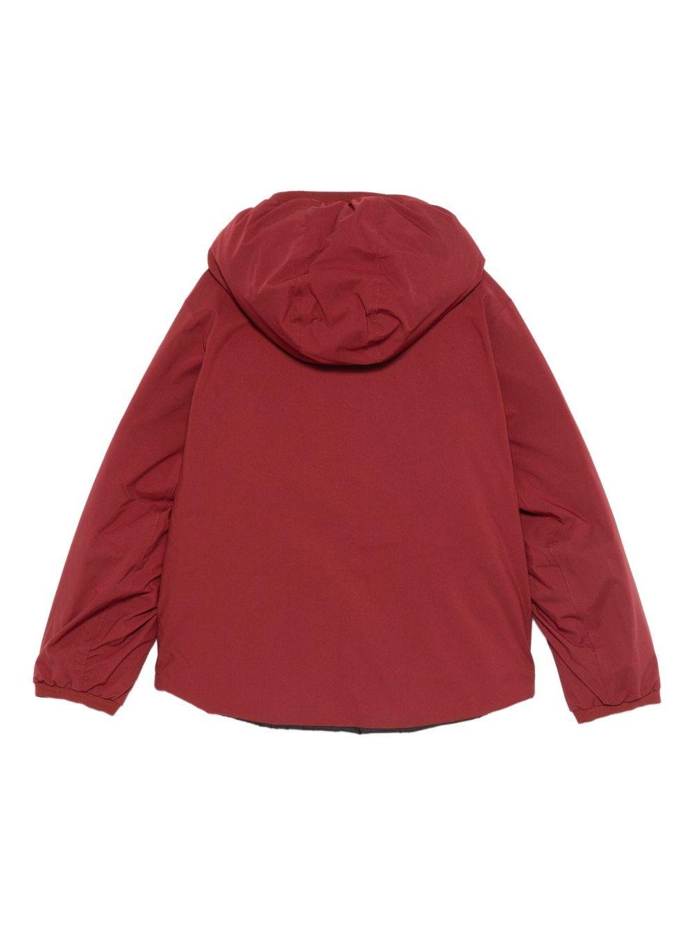 Giubbino per bambino K - Way Kids rosso con toppa con logo - Rubino Kids