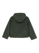 Giubbino per bambino K - Way Kids verde con dettaglio logo - Rubino Kids