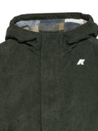 Giubbino per bambino K - Way Kids verde con dettaglio logo - Rubino Kids