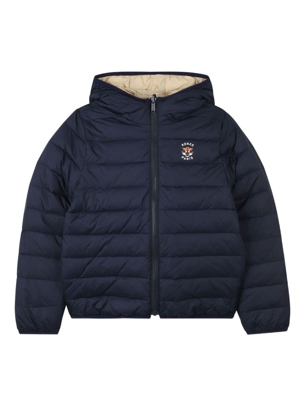 Giubbino per bambino Kenzo Kids multicolore con cappuccio - Rubino Kids