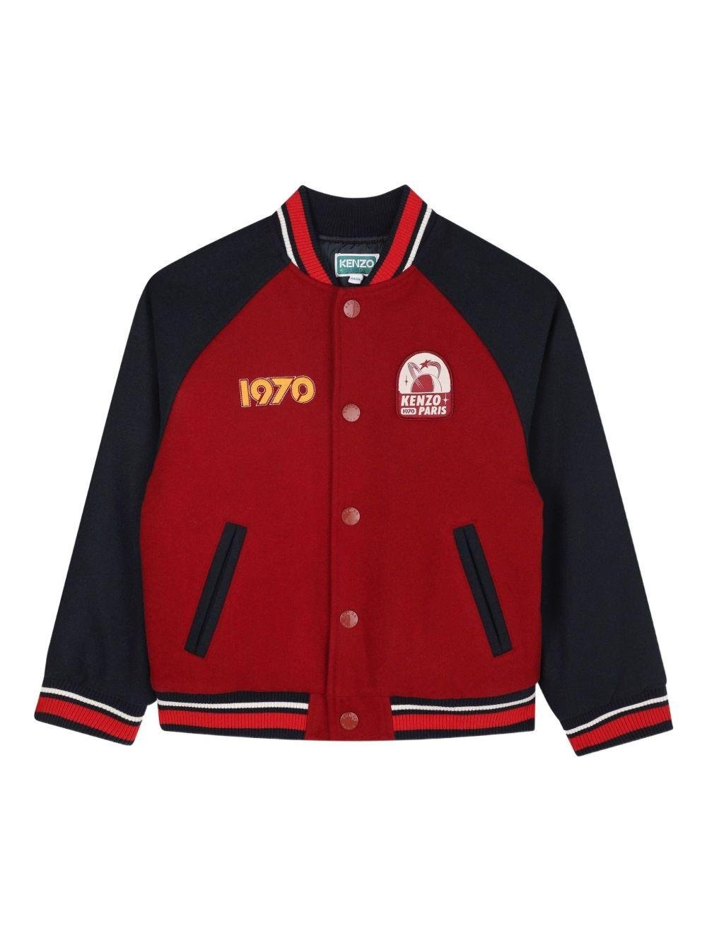 Giubbino per bambino Kenzo Kids multicolore con design color - block - Rubino Kids