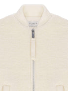 Giubbino per bambino Laneus Kids bianco con tasca applicata - Rubino Kids