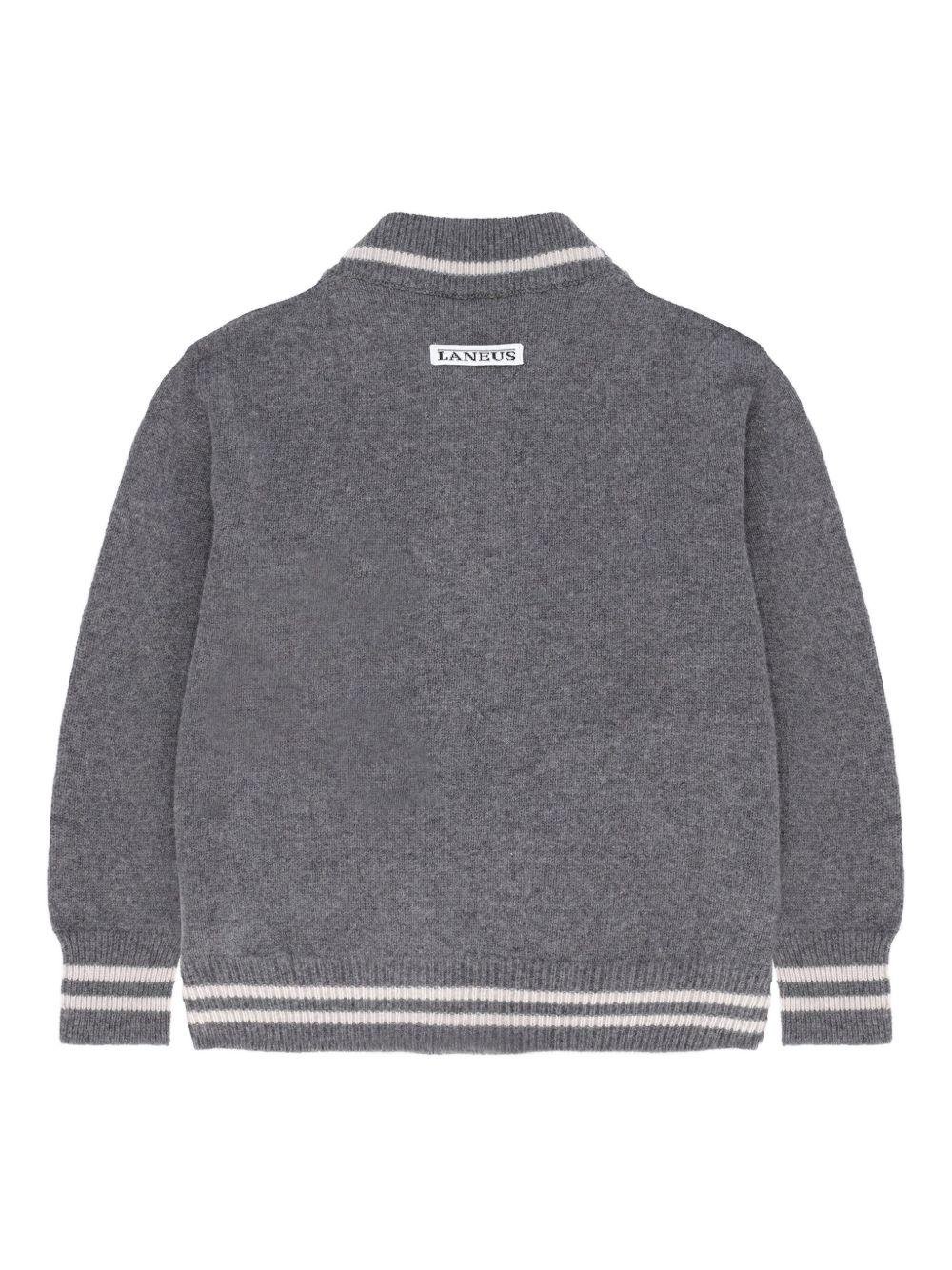 Giubbino per bambino Laneus Kids grigio con tasche laterali - Rubino Kids