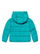 Giubbino per bambino Moncler Enfant blu con design trapuntato - Rubino Kids