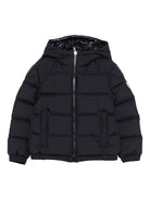 Giubbino per bambino Moncler Enfant blu con design trapuntato - Rubino Kids