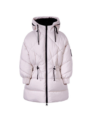 Giubbino per bambino MSGM Kids bianco con design trapuntato