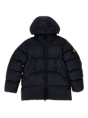 Stone Island Junior blue padded jacket for boys