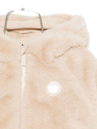 Giubbino per neonata Emporio Armani Kids beige con orecchie d'orso - Rubino Kids