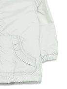 Giubbino per neonata Moncler Kids verde chiaro con chiusura a zip - Rubino Kids