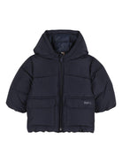 Giubbino per neonato Boss Kids blu con design imbottito - Rubino Kids