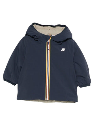 K-Way Kids Jack blue baby jacket with padded design