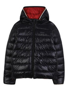 Giubbino reversibile per bambino Boss Kids rosso con dettaglio logo - Rubino Kids