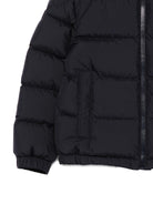 Giubbino Taidu per bambino Moncler Enfant blu con design trapuntato - Rubino Kids