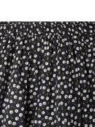 Gonna arricciata per bambina Bonpoint blu con stampa ciliegie - Rubino Kids
